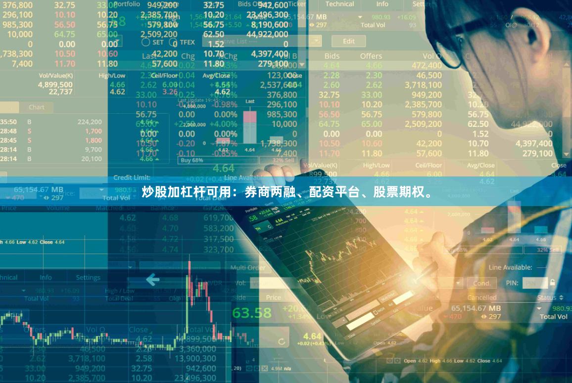 炒股加杠杆可用：券商两融、配资平台、股票期权。